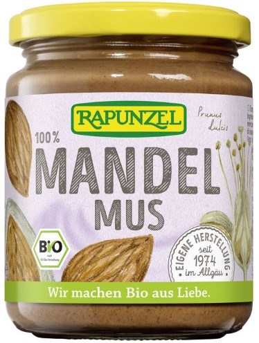 KREM Z MIGDAŁÓW PRAŻONYCH 100 % BIO 250 g - RAPUNZEL