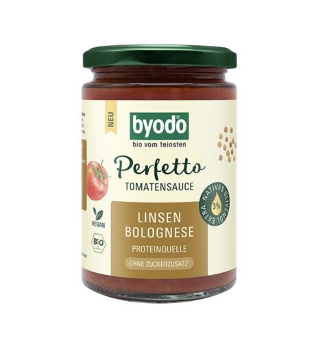 SOS POMIDOROWY BOLOŃSKI Z SOCZEWICĄ BIO 340 ml - BYODO
