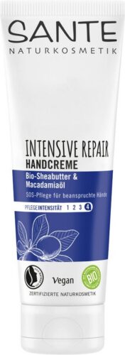 KREM DO RĄK INTENSYWNIE REGENERUJĄCY MASŁO SHEA I OLEJEK MACADAMIA ECO 75 ml - SANTE