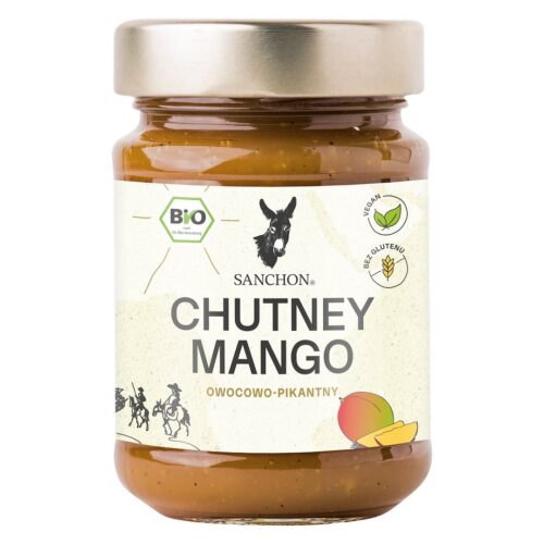 SOS MANGO CHUTNEY BEZGLUTENOWY BIO 200 g - SANCHON