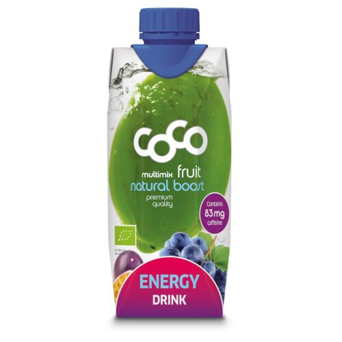 NAPÓJ ENERGETYZUJĄCY Z WODĄ KOKOSOWĄ I MARAKUJĄ BIO 330 ml - COCO (DR MARTINS)