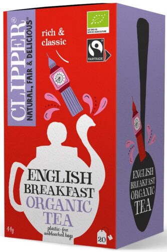 HERBATA CZARNA ENGLISH BREAKFAST FAIR TRADE BIO (20 x 2,2 g) 44 g - CLIPPER