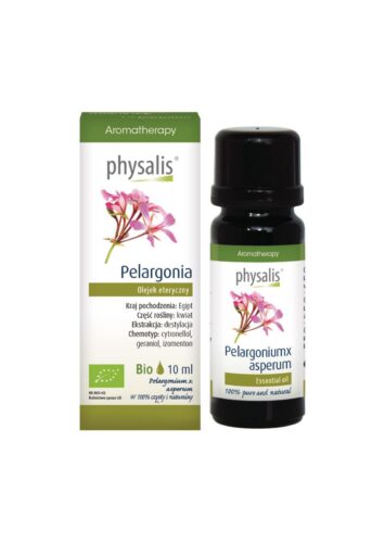 OLEJEK ETERYCZNY PELARGONIA ECO 10 ml - PHYSALIS