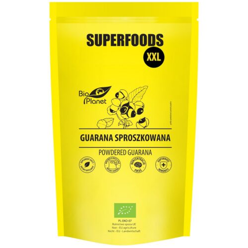 GUARANA SPROSZKOWANA BIO 500 g - BIO PLANET SUPERFOODS