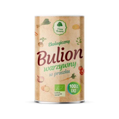 BULION WARZYWNY W PROSZKU BIO 200 g - DARY NATURY