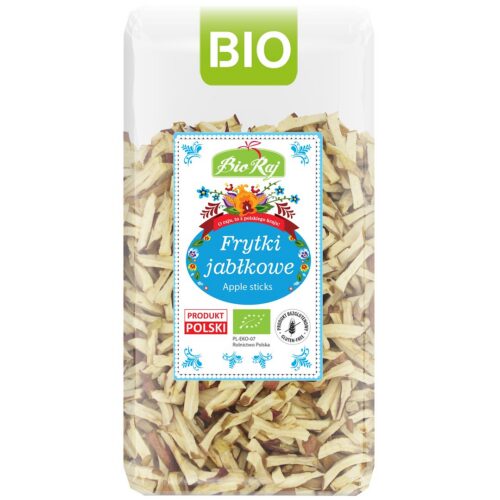 FRYTKI JABŁKOWE BEZGLUTENOWE BIO (POLSKA) 60 g - BIO RAJ