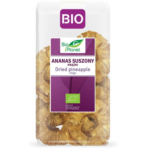 ANANAS SUSZONY KRĄŻKI BIO 300 g - BIO PLANET