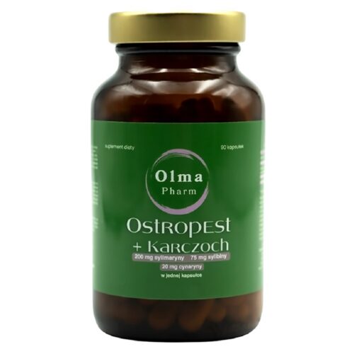 OSTROPEST PLAMISTY + KARCZOCH 90 KAPSUŁEK - OLMA PHARM