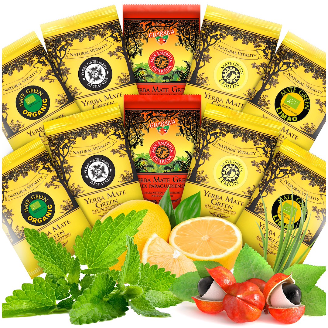 YERBA MATE MIX (10 x 50 g) 500 g - YERBA MATE GREEN