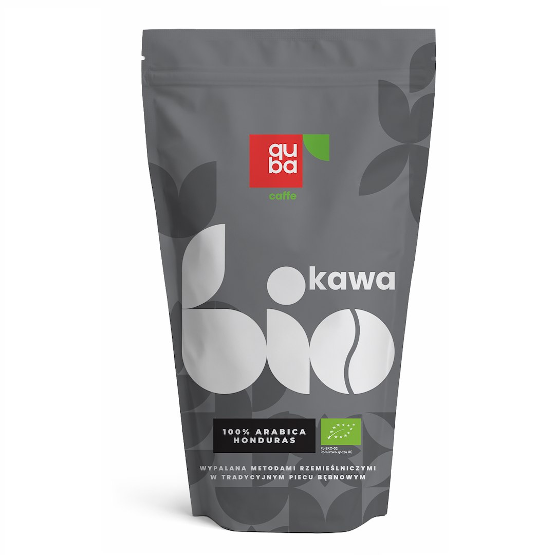 KAWA ZIARNISTA ARABICA 100 % HONDURAS BIO 500 g - QUBA CAFFE