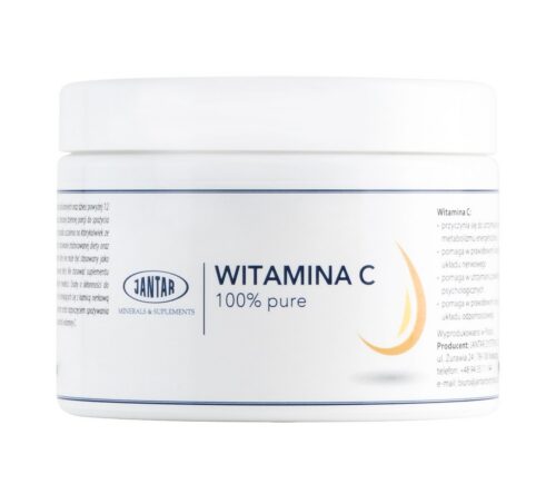 WITAMINA C PURE W PROSZKU (1000 mg) 500 g - JANTAR