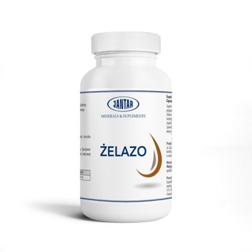 ŻELAZO (20 mg) 60 KAPSUŁEK - JANTAR
