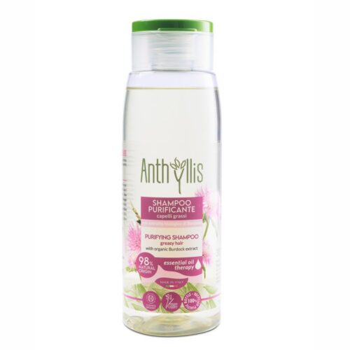 SZAMPON DO WŁOSÓW PRZETŁUSZCZAJĄCYCH SIĘ Z EKSTRAKTEM Z ŁOPIANU ECO 300 ml - ANTHYLLIS