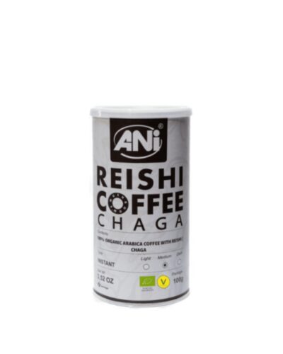 KAWA ROZPUSZCZALNA ARABICA Z REISHI I CHAGA BIO 100 g - ANI