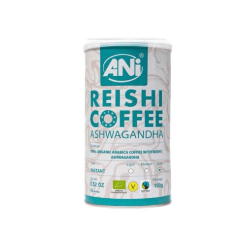 KAWA ROZPUSZCZALNA ARABICA Z REISHI I ASHWAGANDHA BIO 100 g - ANI