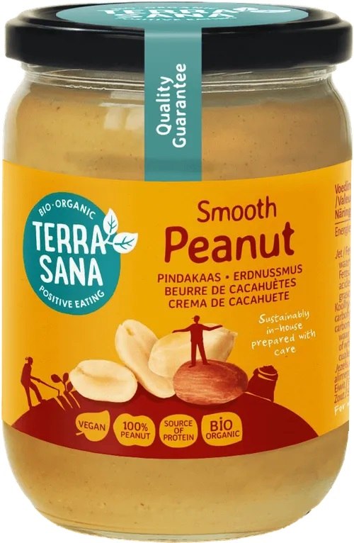 KREM Z ORZESZKÓW ZIEMNYCH PRAŻONYCH 100 % BIO 500 g - TERRASANA