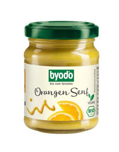 SOS MUSZTARDOWO - POMARAŃCZOWY BEZGLUTENOWY BIO 125 ml - BYODO