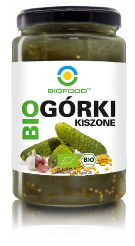 OGÓRKI KISZONE BEZGLUTENOWE BIO 760 g (560 g) - BIOFOOD