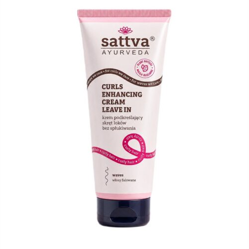 KREM PODKREŚLAJĄCY SKRĘT LOKÓW BEZ SPŁUKIWANIA 200 ml - SATTVA (AYURVEDA)