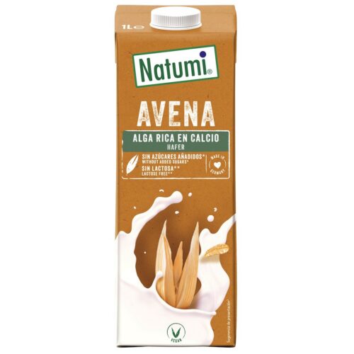 NAPÓJ OWSIANY Z ALGAMI MORSKIMI BEZ DODATKU CUKRÓW 1 L - NATUMI