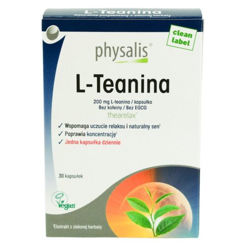 L-TEANINA 30 KAPSUŁEK - PHYSALIS