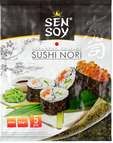ALGI NORI PRAŻONE DO SUSHI (5 szt) 12,5 g - SEN SOY