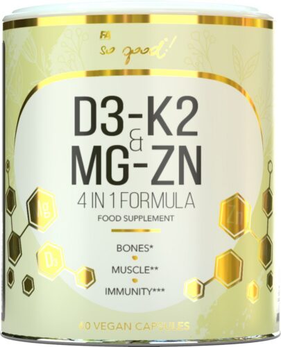 WITAMINA K2 + D3 + MAGNEZ + CYNK 60 KAPSUŁEK - SO GOOD!
