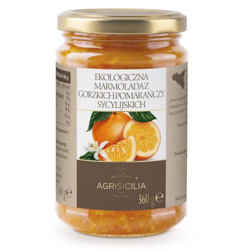 MARMOLADA Z GORZKICH POMARAŃCZY SYCYLIJSKICH BIO 360 g - AGRISICILIA