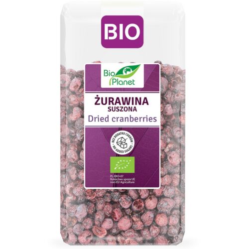 ŻURAWINA SUSZONA NIESŁODZONA BIO 100 g - BIO PLANET